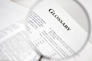 Image for healthcare glossary blog post 2.7.13