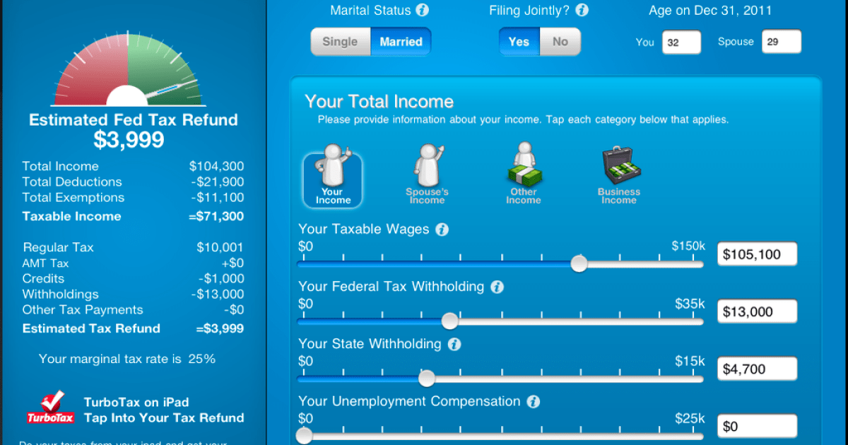 TaxCaster Free Mobile Tax App Launches Estimate Your Tax Refund in