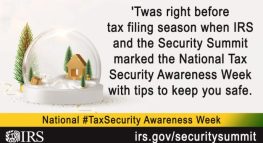 The IRS, TurboTax, and Industry Partners Announce National Tax Security Awareness Week 2021