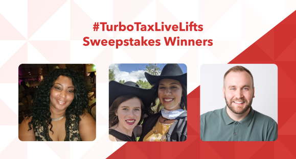 #TurboTaxLiveLifts Sweepstakes Winners Announcement