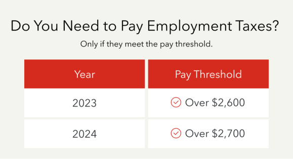 Do you need to pay employment taxes?
