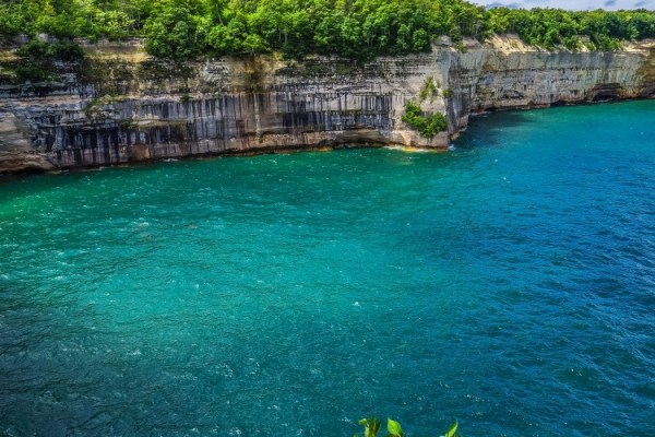 Pictured Rocks National Lakeshore in Michigan