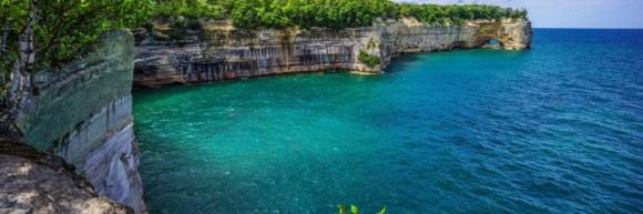 Pictured Rocks National Lakeshore in Michigan