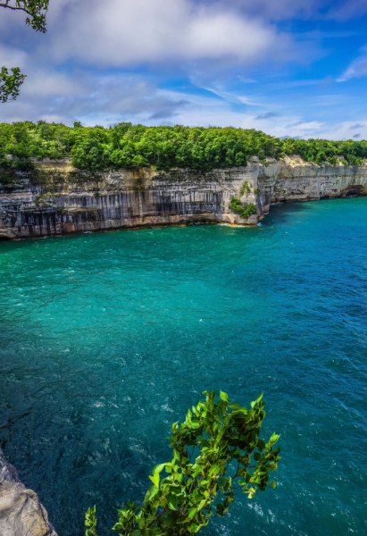 Pictured Rocks National Lakeshore in Michigan