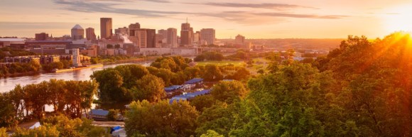 Saint Paul Minnesota cityscape