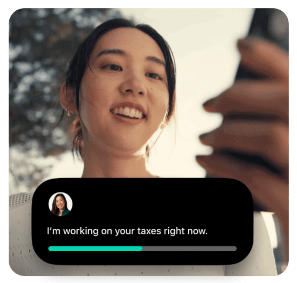 Turbotax working on taxes