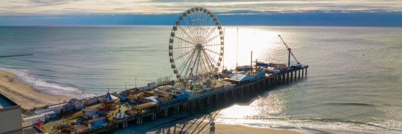 Ferris Wheel on boardwalk in Atlantic City, New Jersey