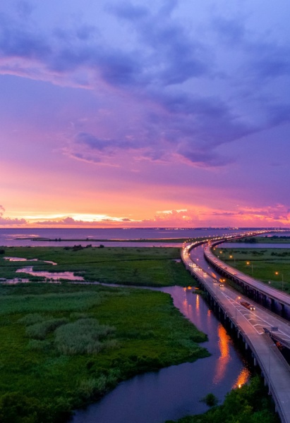 Alabama Gulf Coast Sunset on Mobile Bay