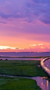 Alabama Gulf Coast Sunset on Mobile Bay