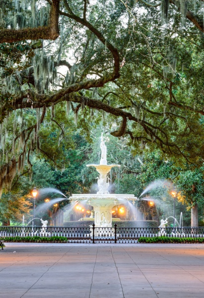 Forsyth Park Fountain, Savannah, Georgia