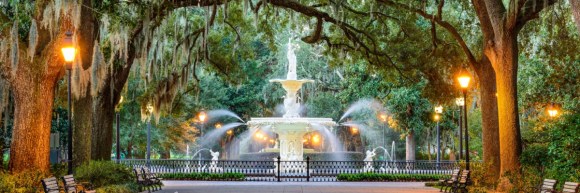 Forsyth Park Fountain, Savannah, Georgia